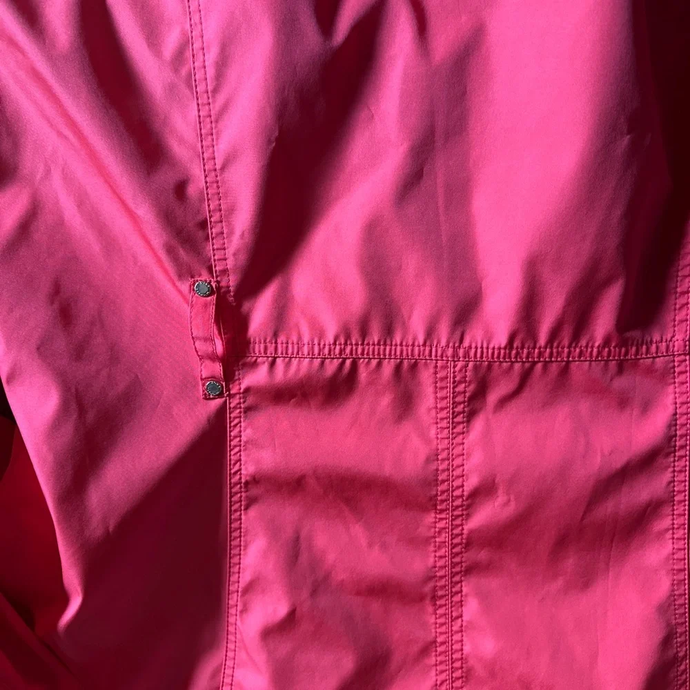 Michael Kors Bright Coral Windbreaker, Size XL